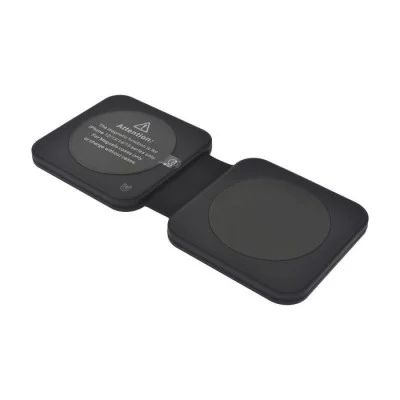Dviced 2-in-1 foldable magnetic wireless charger - Black